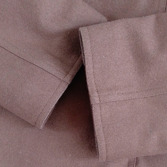 Max Mara MAX&Co GIACCONE CABAN COAT Brown Double-Breasted Jacket - Picture 6 of 11